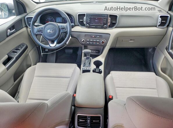 KNDPM3AC6J7342946 2018 KIA SPORTAGE Gray Вид панелі приладів