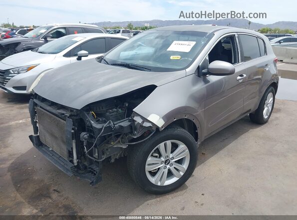 KNDPM3AC6J7402353 2018 KIA SPORTAGE Black Front left