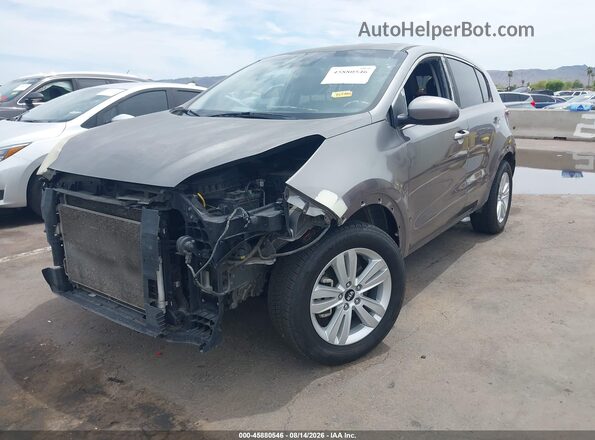 KNDPM3AC6J7402353 2018 KIA SPORTAGE Black Front view