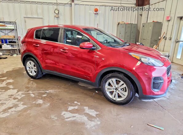 KNDPM3AC6J7457384 2018 KIA SPORTAGE Burgundy წინა მარჯვენა