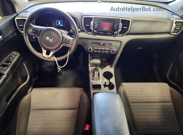 KNDPM3AC6J7457384 2018 KIA SPORTAGE Burgundy წინა პანელის ხედი