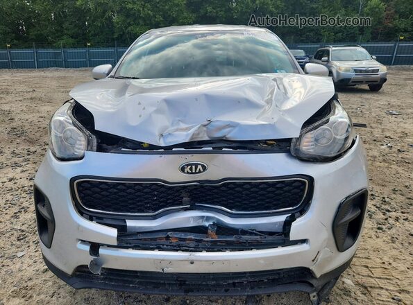 KNDPM3AC6J7483838 2018 KIA SPORTAGE Silver წინა ხედი