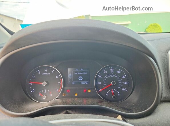KNDPM3AC6J7483838 2018 KIA SPORTAGE Silver ხელსაწყოთა პანელის ხედი