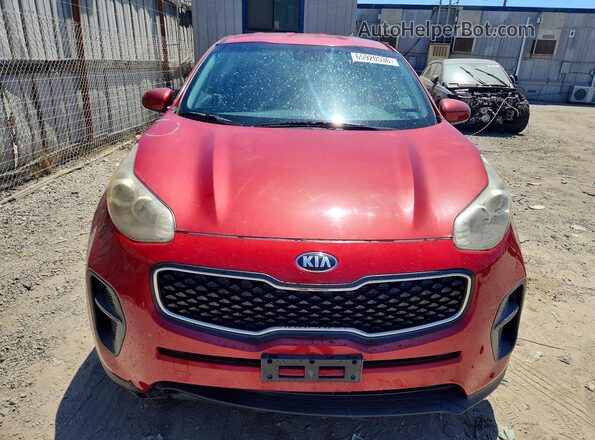 KNDPM3AC6K7509596 2019 KIA SPORTAGE Red Դիմացի տեսք