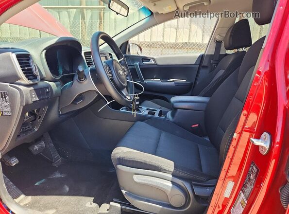 KNDPM3AC6K7509596 2019 KIA SPORTAGE Red Սալոնի դիմացի տեսք
