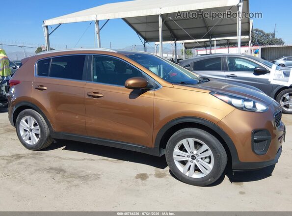 KNDPM3AC6K7544154 2019 KIA SPORTAGE Orange Instrument cluster view