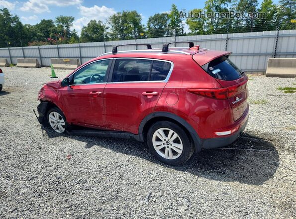 KNDPM3AC6K7624926 2019 KIA SPORTAGE Красный Задняя левая четверть