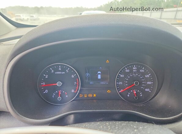 KNDPM3AC6K7624926 2019 KIA SPORTAGE Красный Вид щитка приборов