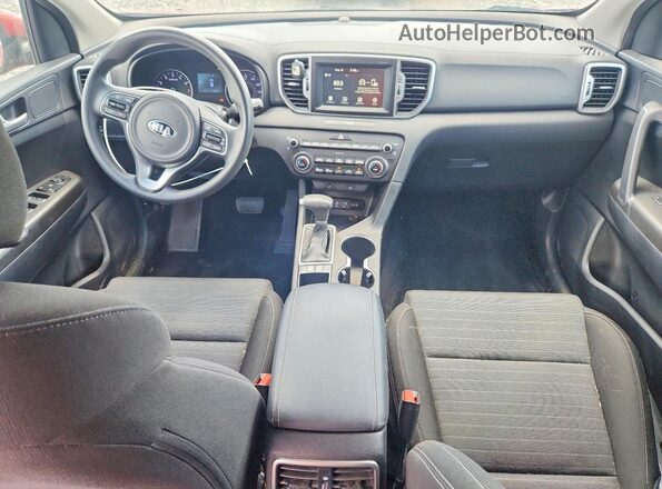 KNDPM3AC6K7624926 2019 KIA SPORTAGE Красный Вид панели приборов