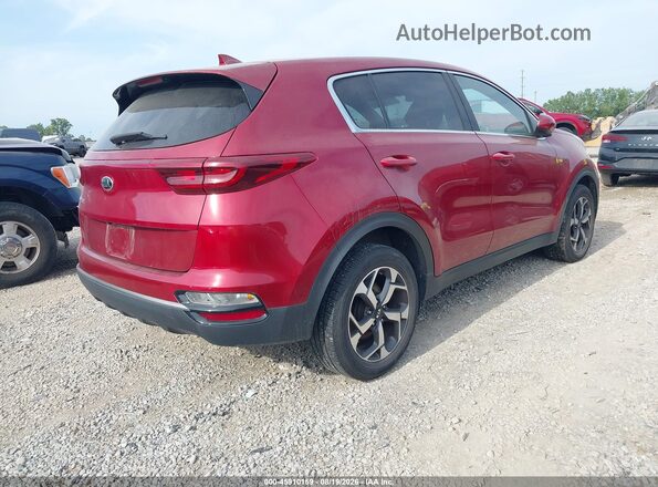 KNDPM3AC6L7638455 2020 KIA SPORTAGE Maroon Հետևի աջ