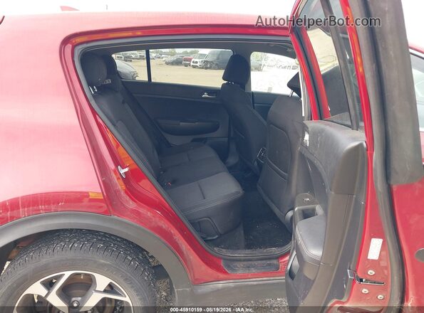KNDPM3AC6L7638455 2020 KIA SPORTAGE Maroon VIN կոդի պիտակի տեսք