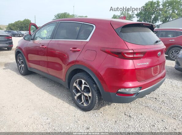 KNDPM3AC6L7638455 2020 KIA SPORTAGE Maroon Հետևի ձախ