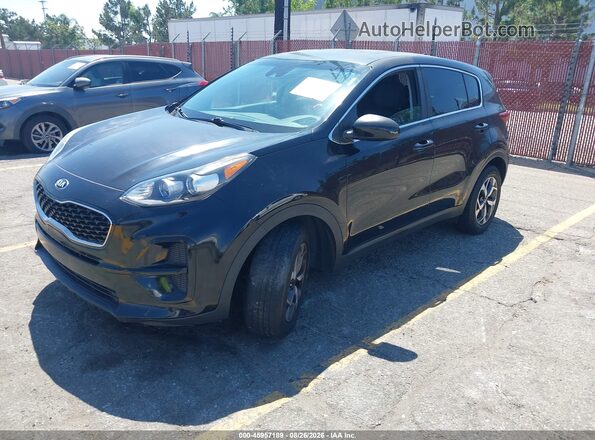 KNDPM3AC6L7701330 2020 KIA SPORTAGE Черный Передняя левая четверть