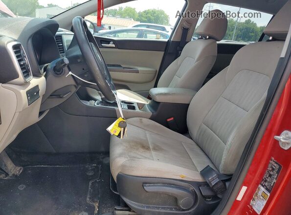 KNDPM3AC6L7726129 2020 KIA SPORTAGE Red წინა სალონის ხედი