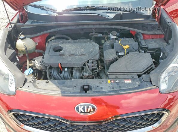 KNDPM3AC6L7726129 2020 KIA SPORTAGE Red ძრავის განყოფილების ხედი