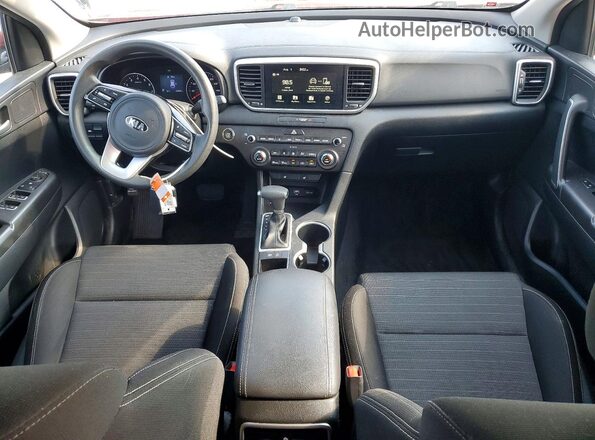 KNDPM3AC6N7010804 2022 KIA SPORTAGE Red Widok deski rozdzielczej