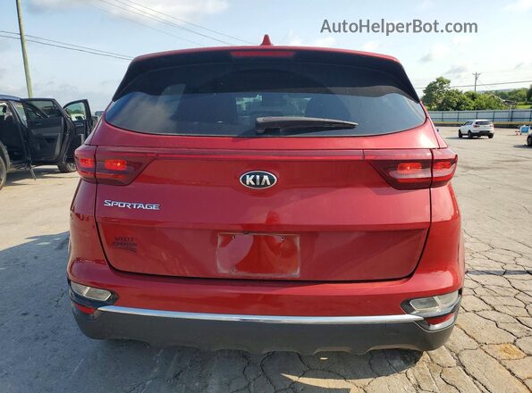 KNDPM3AC6N7010804 2022 KIA SPORTAGE Red Widok z tyłu