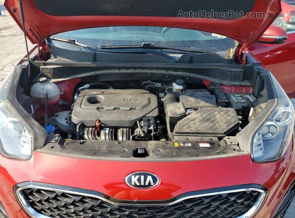 KNDPM3AC6N7010804 2022 KIA SPORTAGE Red Widok komory silnika