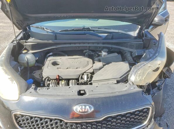 KNDPM3AC7H7152776 2017 KIA SPORTAGE Black Engine compartment view