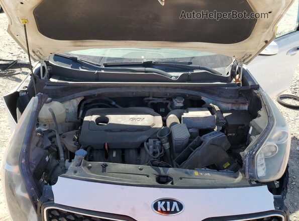 KNDPM3AC7H7168797 2017 KIA SPORTAGE White Вид підкапотного простору
