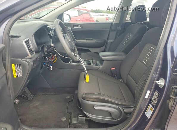 KNDPM3AC7J7469804 2018 KIA SPORTAGE Blue წინა სალონის ხედი