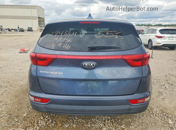 KNDPM3AC7J7469804 2018 KIA SPORTAGE Blue უკანა ხედი