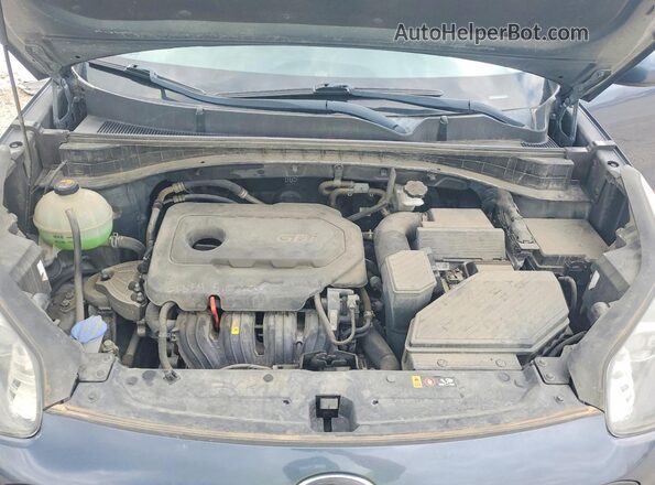 KNDPM3AC7J7469804 2018 KIA SPORTAGE Blue ძრავის განყოფილების ხედი