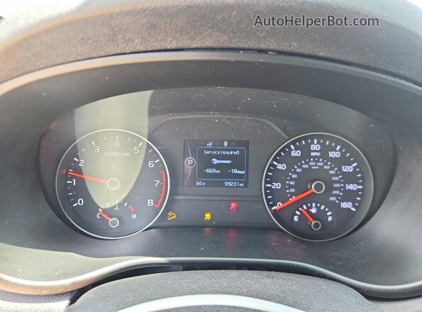 KNDPM3AC7K7511597 2019 KIA SPORTAGE White ხელსაწყოთა პანელის ხედი