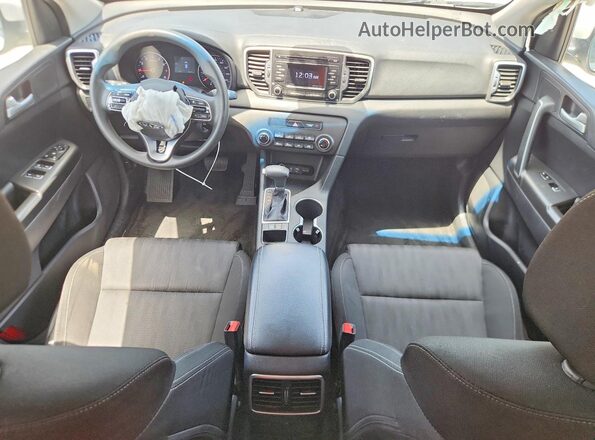 KNDPM3AC7K7511597 2019 KIA SPORTAGE White წინა პანელის ხედი