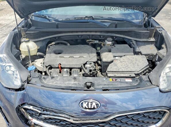 KNDPM3AC7L7800464 2020 KIA SPORTAGE Blue უკანა სალონის ხედი
