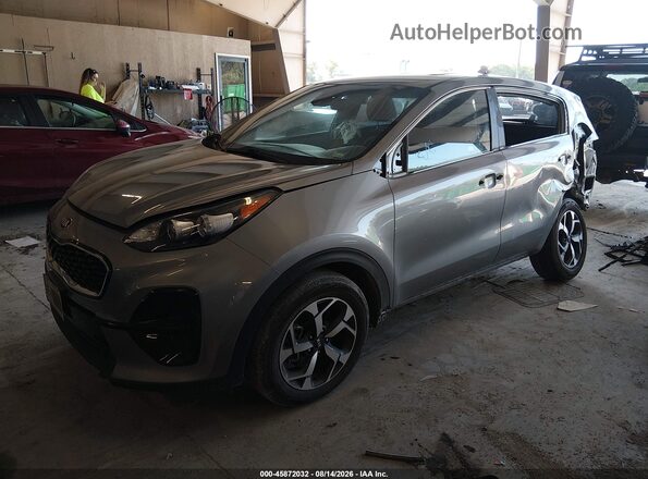 KNDPM3AC7N7999910 2022 KIA SPORTAGE Silver Առջևի ձախ երեք քառորդ տեսարան