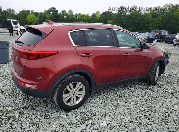 KNDPM3AC8H7034199 2017 KIA SPORTAGE Burgundy Trasero derecho