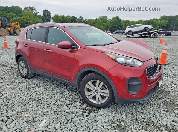 KNDPM3AC8H7034199 2017 KIA SPORTAGE Burgundy Delantero derecho