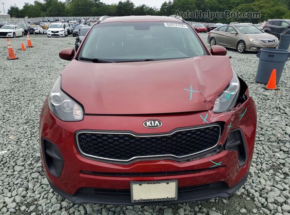 KNDPM3AC8H7034199 2017 KIA SPORTAGE Burgundy Vista frontal