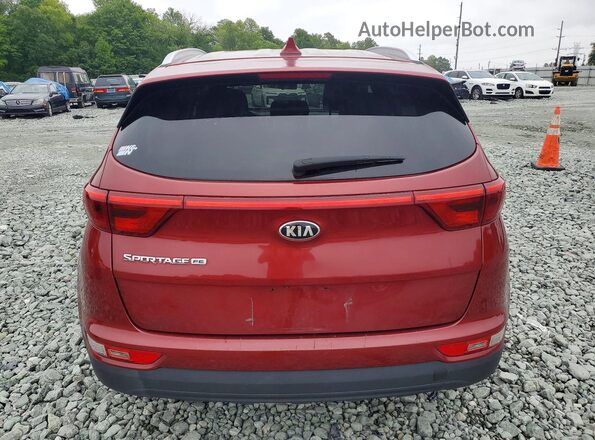 KNDPM3AC8H7034199 2017 KIA SPORTAGE Burgundy Vista trasera