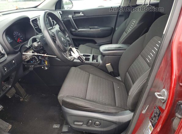 KNDPM3AC8H7034199 2017 KIA SPORTAGE Burgundy Vista interior delantera