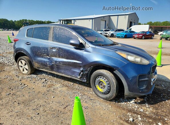 KNDPM3AC8H7081457 2017 KIA SPORTAGE Blue Առջևի վահանակի տեսք