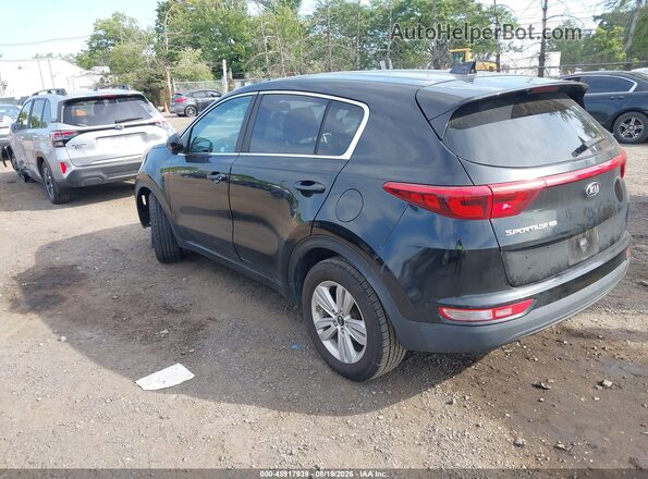 KNDPM3AC8H7172308 2017 KIA SPORTAGE Black Trasero izquierdo