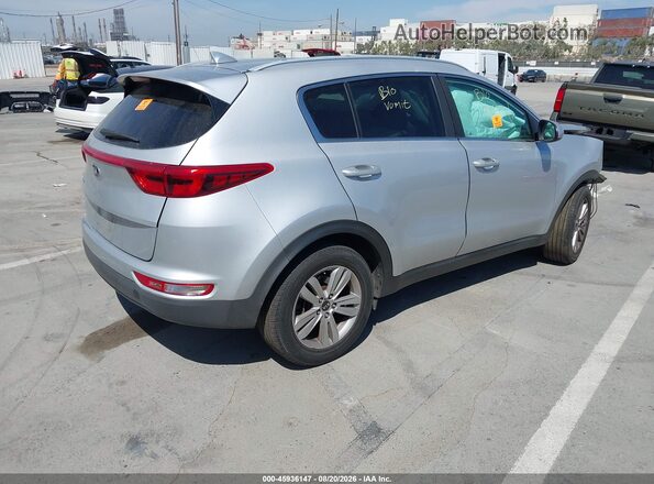 KNDPM3AC8J7391291 2018 KIA SPORTAGE Серебряный Задняя правая четверть