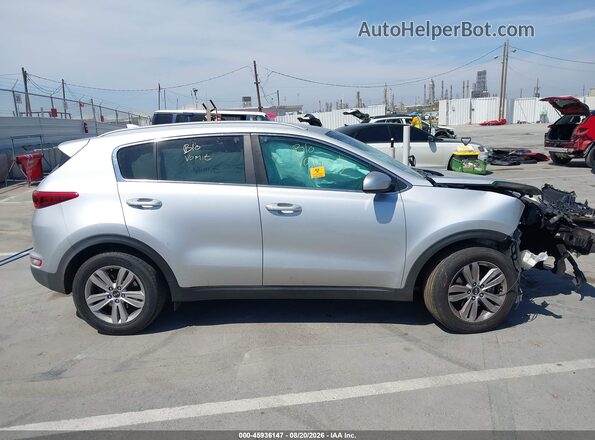 KNDPM3AC8J7391291 2018 KIA SPORTAGE Серебряный Вид щитка приборов