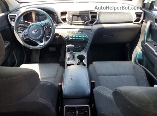 KNDPM3AC8K7597549 2019 KIA SPORTAGE Gray Առջևի վահանակի տեսք
