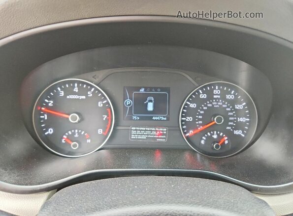 KNDPM3AC8K7598829 2019 KIA SPORTAGE Gray Սարքավորումների վահանակի տեսք