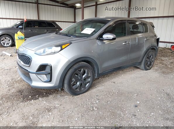 KNDPM3AC8N7989905 2022 KIA SPORTAGE Gray Vista tres cuartos delantera izquierda