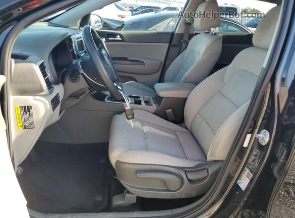 KNDPM3AC9H7104552 2017 KIA SPORTAGE Black Front interior view