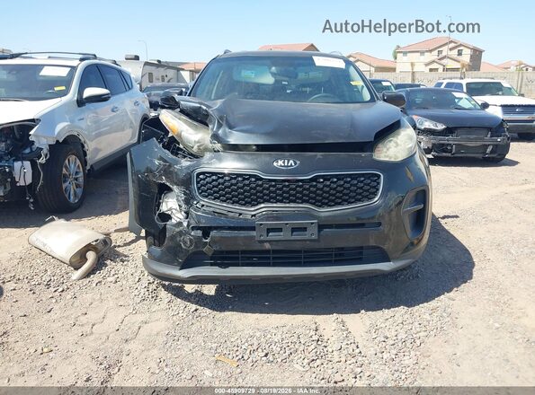 KNDPM3AC9H7233570 2017 KIA SPORTAGE Black Widok zestawu wskaźników