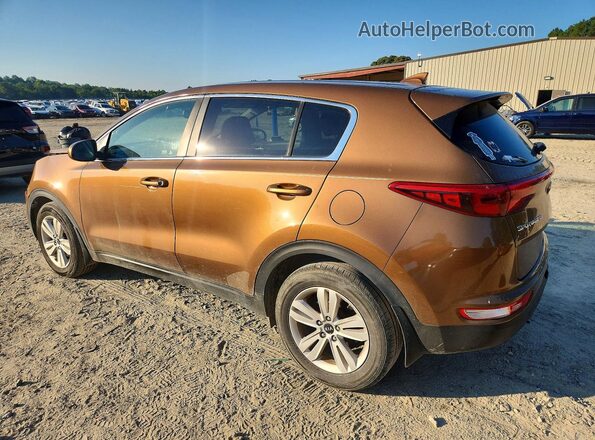 KNDPM3AC9H7276435 2017 KIA SPORTAGE Brown Trasero izquierdo