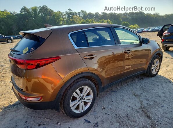 KNDPM3AC9H7276435 2017 KIA SPORTAGE Brown Trasero derecho