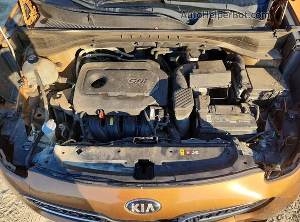 KNDPM3AC9H7276435 2017 KIA SPORTAGE Brown Vista del compartimento del motor