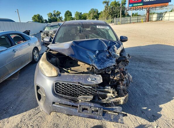 KNDPM3AC9J7338809 2018 KIA SPORTAGE Gray Вид спереду