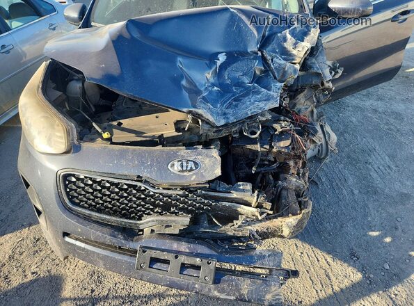 KNDPM3AC9J7338809 2018 KIA SPORTAGE Gray Вид підкапотного простору